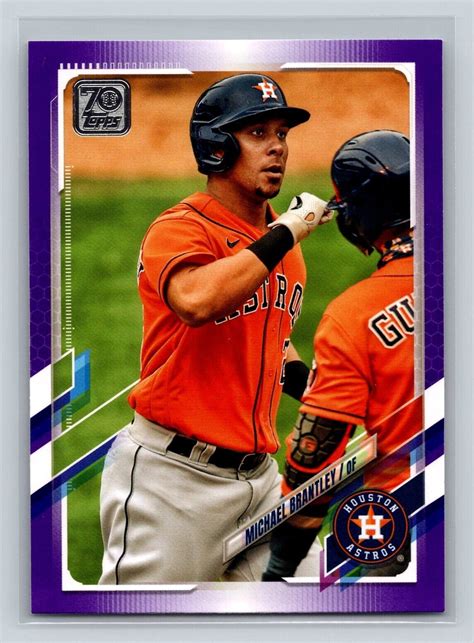 Topps Series Purple Meijer Michael Brantley Houston Astros