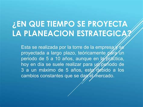 Planificación Estrategica Ppt