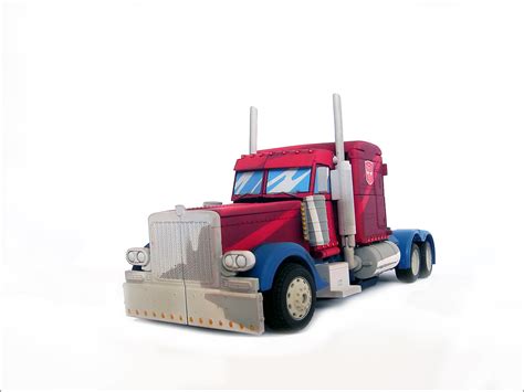 Optimus Prime Truck Cartoon