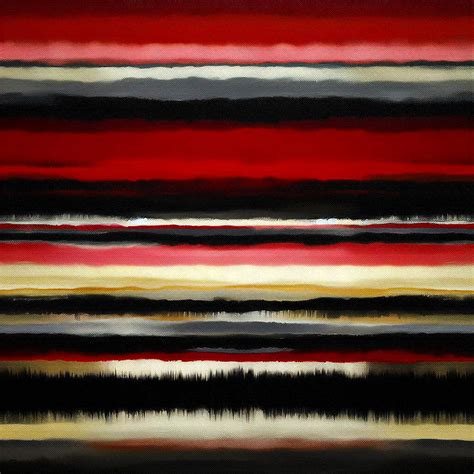 Black Red Abstract Painting Digital Art By Green Palace Pixels