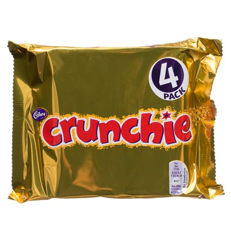 Bandm Cadbury Crunchie 4 Pack 128g 300765