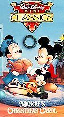 Walt Disney Mini Classics Mickeys Christmas Carol Vhs For