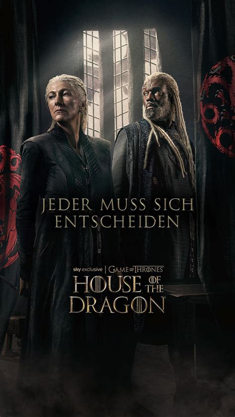 House of the Dragon Offizielle Charakter Poster für Staffel 2