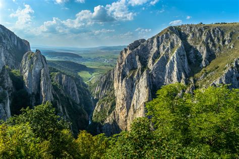 Turda gorge, top view, Romania