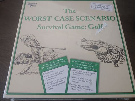 Nib Sealed The Worst Case Scenario Survival Game Golf Ebay