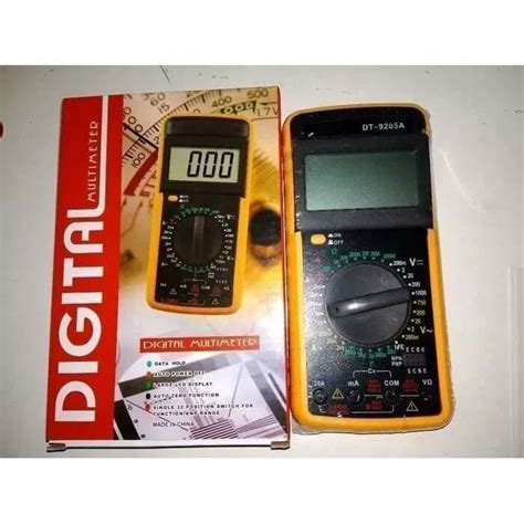 Jual Multitester Multimeter Digital Dt A Layar Jumbo