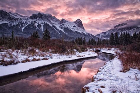 Sunset In Canmore Alberta Canada Photo Canada Photography Canada