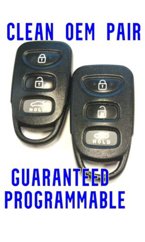 2x PAIR OEM 2011 2016 HYUNDAI ELANTRA KEYLESS ENTRY REMOTE KEY FOB