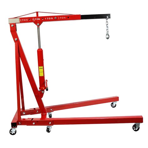 Engine Hoist Ton Folding Cherry Picker Shop Crane Hoist Lift Heavy