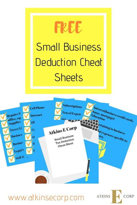 Business Tax Cheat Sheet