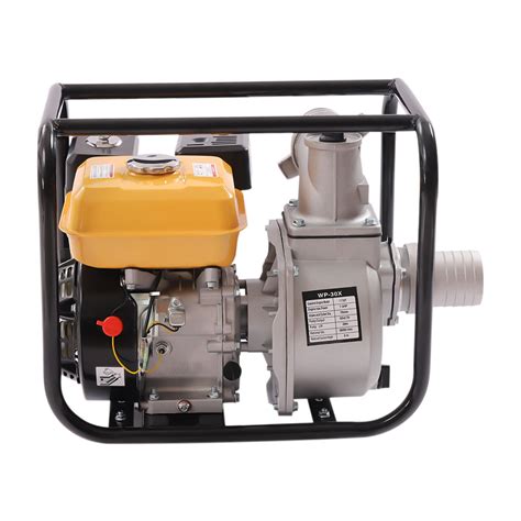 Stroke Gasoline Water Pump Hp Cc Gas Powered Semi Trash