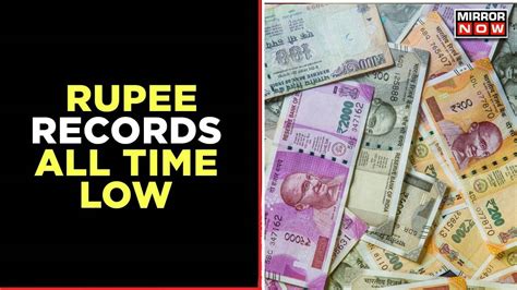 Rupee Falls 39 Paise To 8118 Against Dollar Records All Time Low