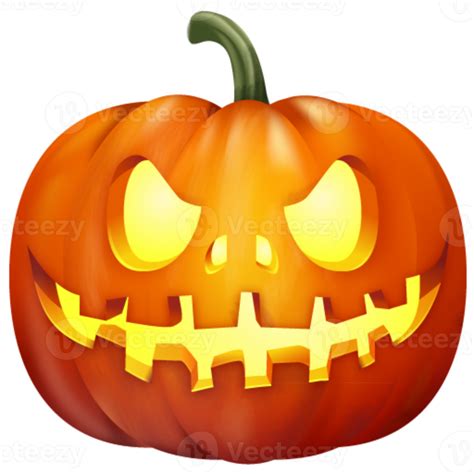 Halloween Pumpkin Jack O Lantern Isolated 12981703 Png