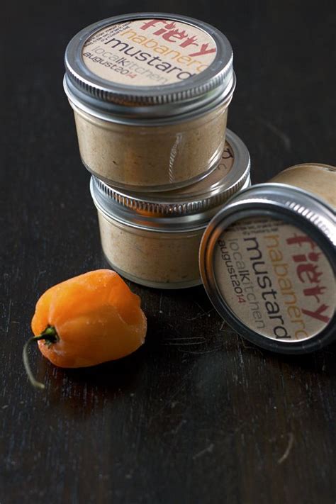 Habanero Mustard In Canning Recipes Mustard Recipe Canning