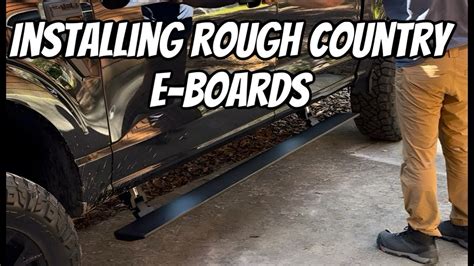 Installing Rough Country Electric Running Boards On A 2023 F 150 Youtube