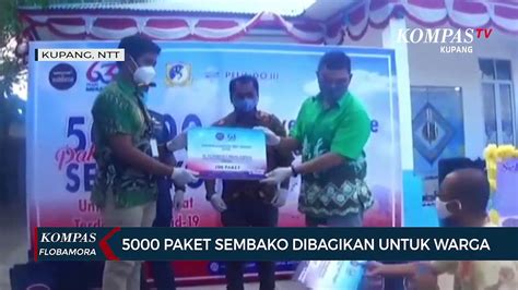 Paket Sembako Dibagikan Untuk Warga Video Dailymotion