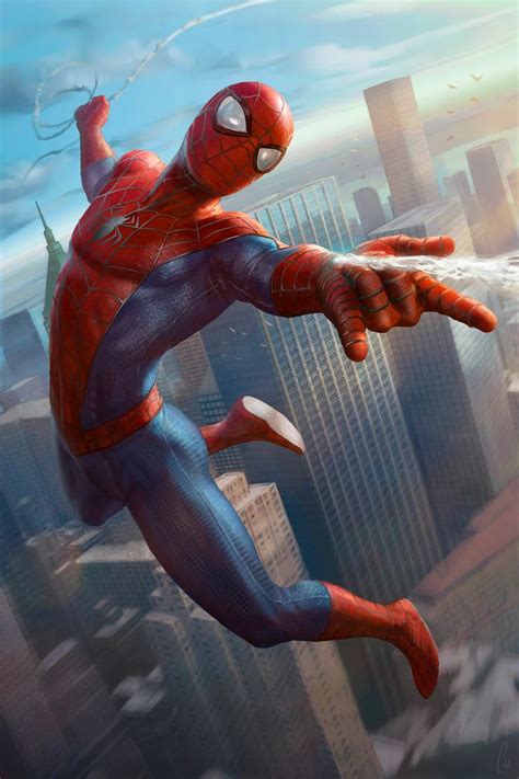 Artstation Spider Man Arte Da Marvel Personagens Da Marvel