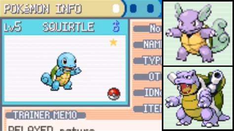 LIVE Shiny Squirtle After 4960 SRs Pokemon FireRed And LeafGreen