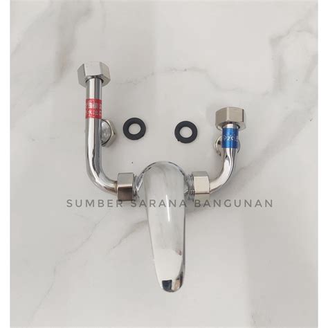 Jual Kran Mixer Water Heater Tanpa Bobok Kran Panas Instalasi Luar