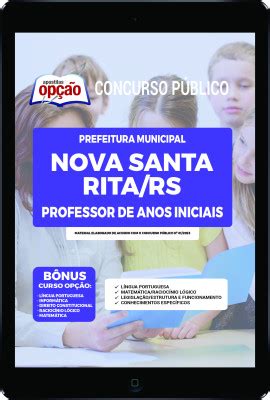 Apostila Prefeitura Nova Santa Rita Pdf Professor De Anos Iniciais