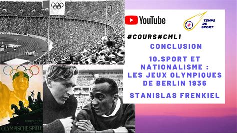 COURSCM L1S2 10 SPORT ET NATIONALISME LES JEUX OLYMPIQUES DE