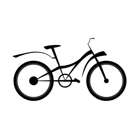 Simple vector bike 6820050 Vector Art at Vecteezy