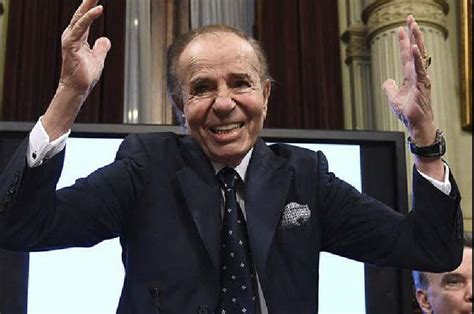 Menem Propuso A Pichetto Como Presidente El Senador Peronista Por La