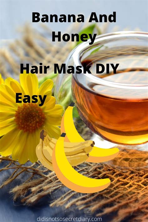 Hair Mask Banana And Honey Diy Homemade Hair Mask Homemade Hair Products Honey Hair Conditioner