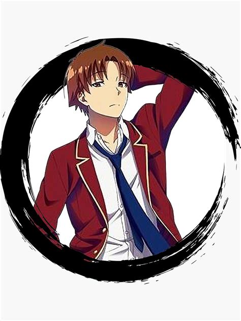 Classroom Of The Elite Ayanokoji Sticker By Anime Dude Redbubble