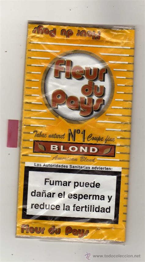 Paquete vacío de tabaco para liar fleur du pays Vendido en Venta