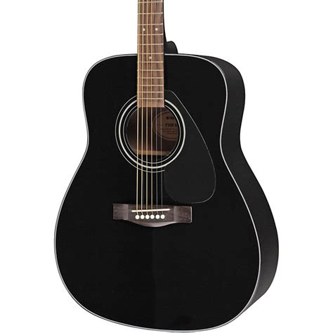 black acoustic guitar bass