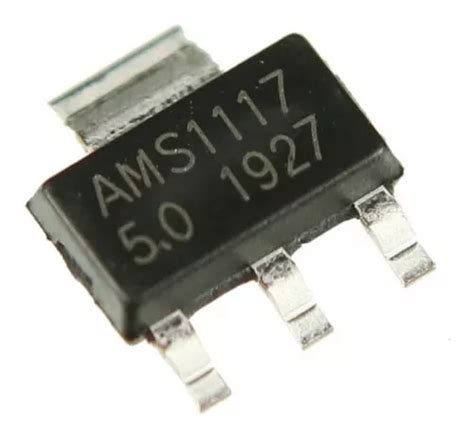 Regulador De Voltaje Ams1117 5 0v 1a Smd Arduino 10 Unidades