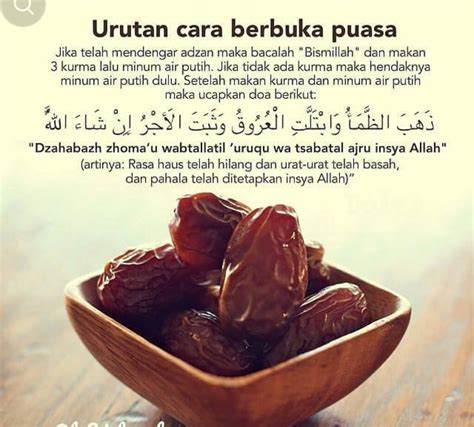 Tips Berbuka Puasa