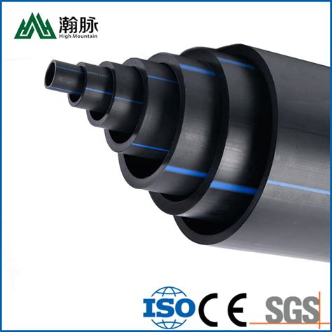 Inch Mm Black Hdpe Drainage Pipe For Municipal Projects