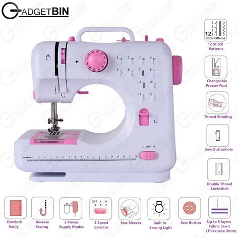 Sewing Machine Fhsm A Pro Upgraded Stitch Patterns Mini