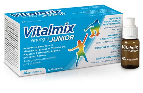 Vitalmix Junior Integratore Vitamine Minerali 12 Flaconcini Compra