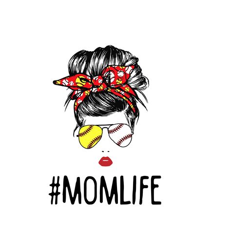 Mom Life Messy Bun Svg Sunglasses Messy Bun Svg Mothers Da Inspire Uplift