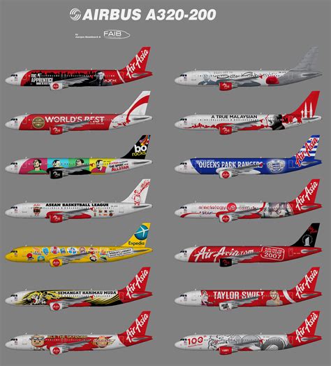 AirAsia Airbus A320 200 Specials Juergen S Paint Hangar