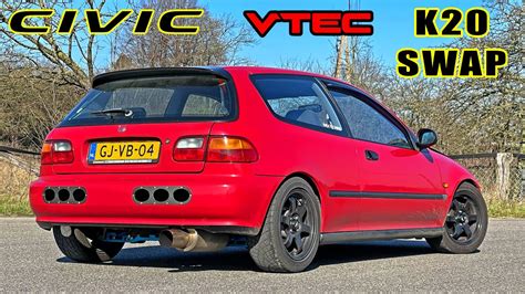 My Honda Civic EG K20 SWAP REVIEW On Autobahn YouTube