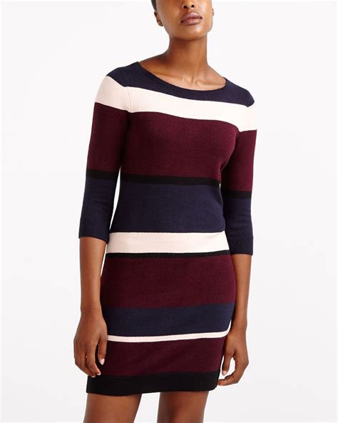 Striped Sweater Dress Women Reitmans