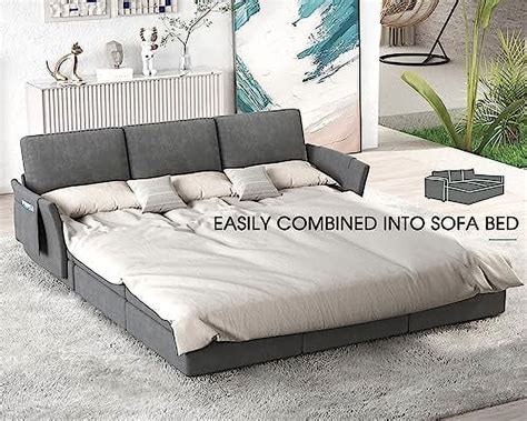 Papajet Modular Sleeper Sectional Sofa For Living Room Deep Seats 9 Seater Oversized With