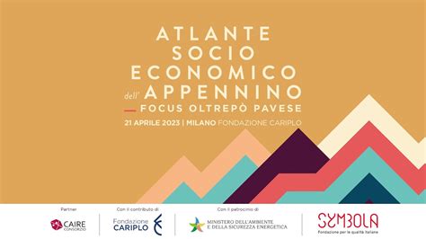 Presentazione Atlante Socio Economico Dellappennino Efocus Sull