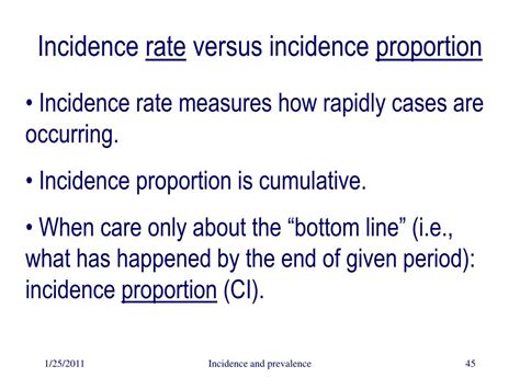 Ppt Epidemiologic Measures Incidence And Prevalence Powerpoint