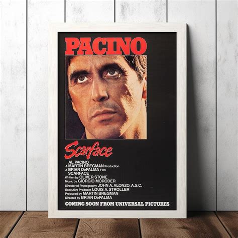 Scarface 1983 Classic Movie Poster Film Fan Collectibles Etsy