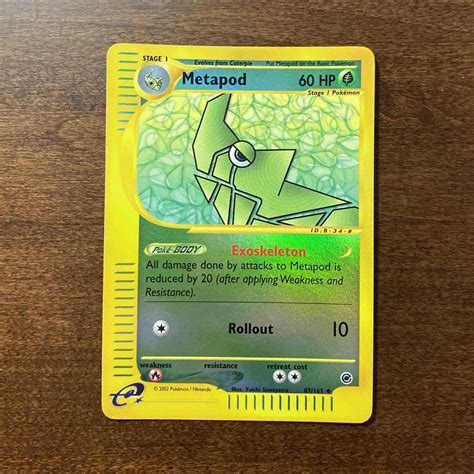 Metapod Pokémon Trading Card Great condition Depop