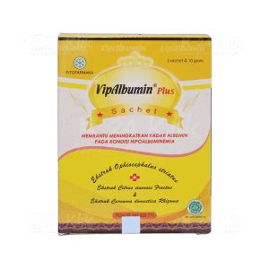 Vipalbumin Plus 10 G Sach Manfaat Dosis Efek Sam