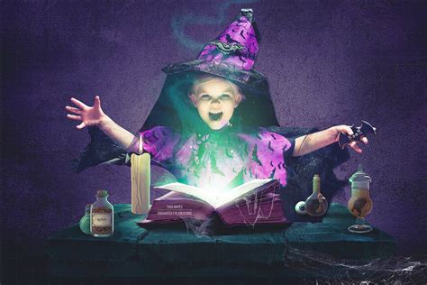 witch spell book digital background halloween spell book hocus