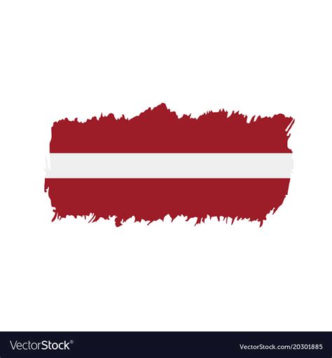 Latvia flag Royalty Free Vector Image - VectorStock