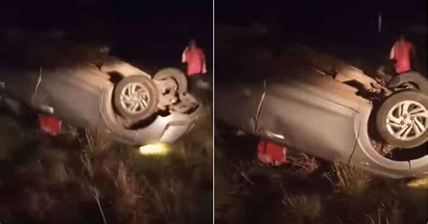 Un Fallecido Y Tres Lesionados Tras Volcarse Un Carro De Turismo En