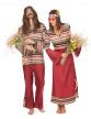 Disfraz De Pareja Hippie Burdeos Adulto Disfraces Parejas Y Disfraces